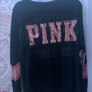 pink sparkly shirt